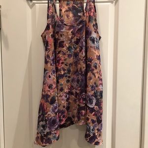 Long racer back floral camisole
